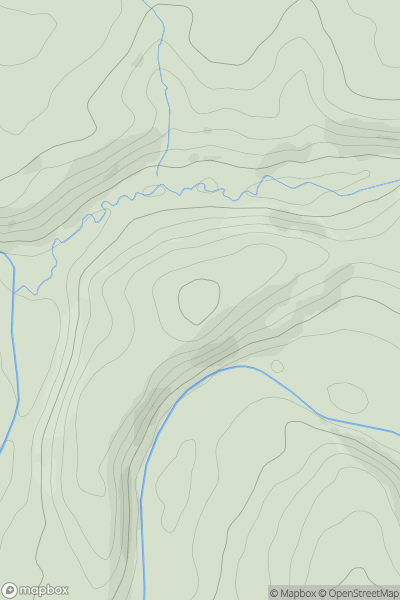 Thumbnail image for Castle Hill [South West England] [SS523168] showing contour plot for surrounding peak